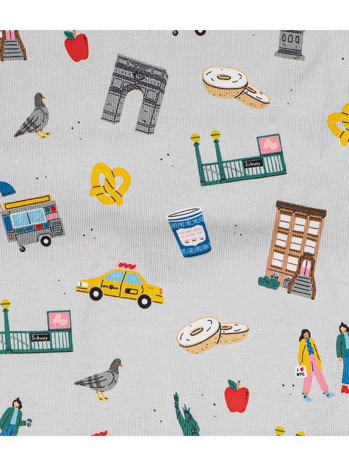 SMALLER THINGS - Wholesale Sleepwear Set - Kids - Goodnight, New York City ๐1