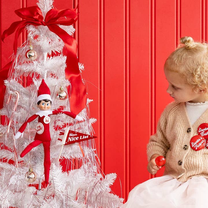 My Mind’s Eye - Wholesale Christmas Decoration - ELF1108 - Elf Pennant and Buttons Set7