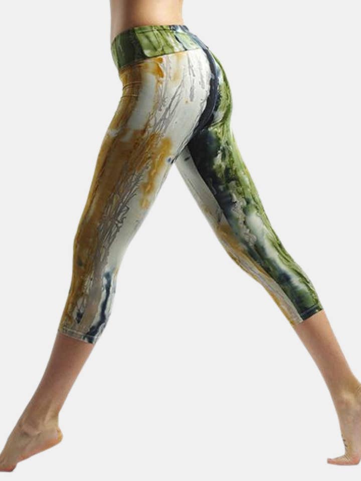 Hands To Hearts - Wholesale Athletic/Lounge Leggings - Women's - Batik Crop Leggings