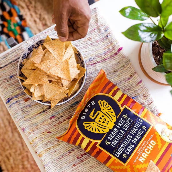 Siete Foods - Wholesale Chips - 5oz Nacho Grain Free Tortilla Chips-24 bags2