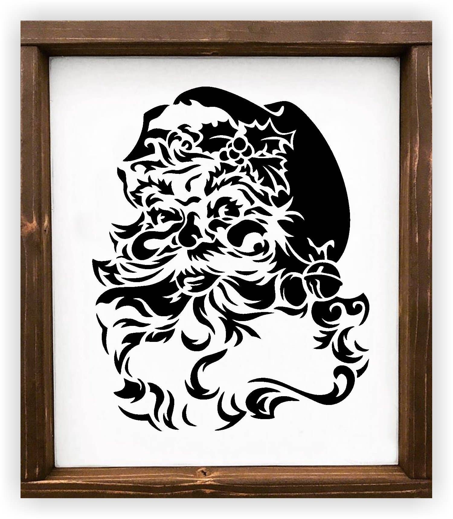 Barn Star Painting - Wholesale Stencil/Craft Die - Santa Face Head Stencil2