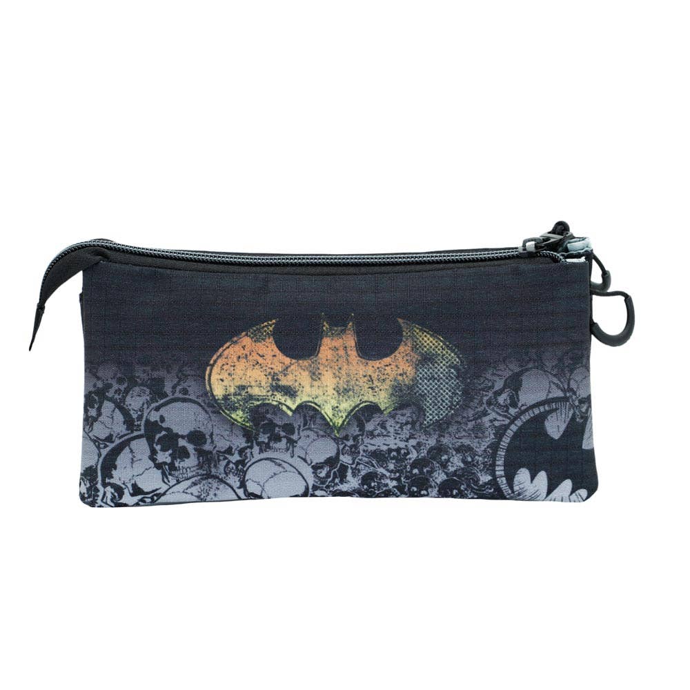 KARACTERMANIA – wholesale Pencil case/pouch – Batman Skulls-Triple HS Pencil Case3