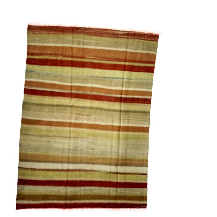 Woolen Handmade Laser Stripped Rugs for wholesale by Fybernots