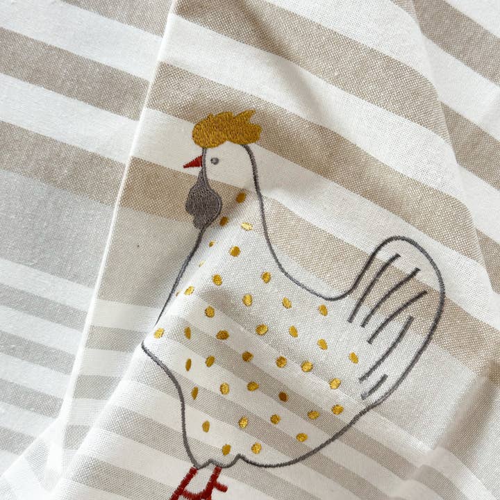 Grubentuch Australia - Wholesale Tea towel - Landlust "Country" Pearl Chicken