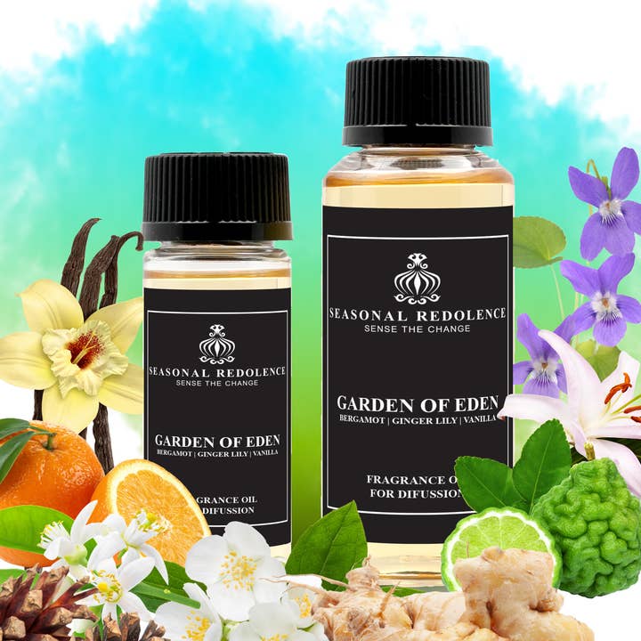 Seasonal Redolence - Wholesale Diffuser Fragrance Refill - Garden of Eden Luxury Home Oil Diffuser Scent 1