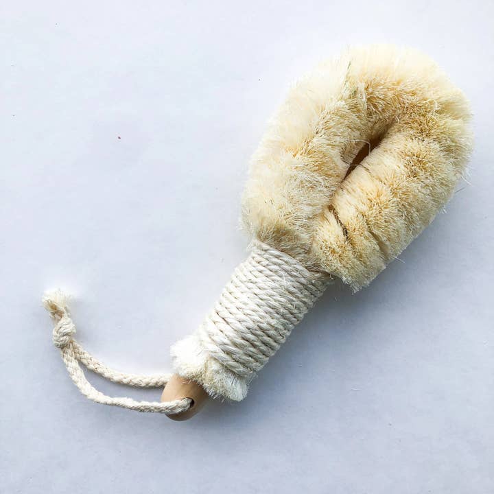 Smile Boutiques - Wholesale Body Brush - Natural Sisal Dry Brush - Sustainable Eco Friendly