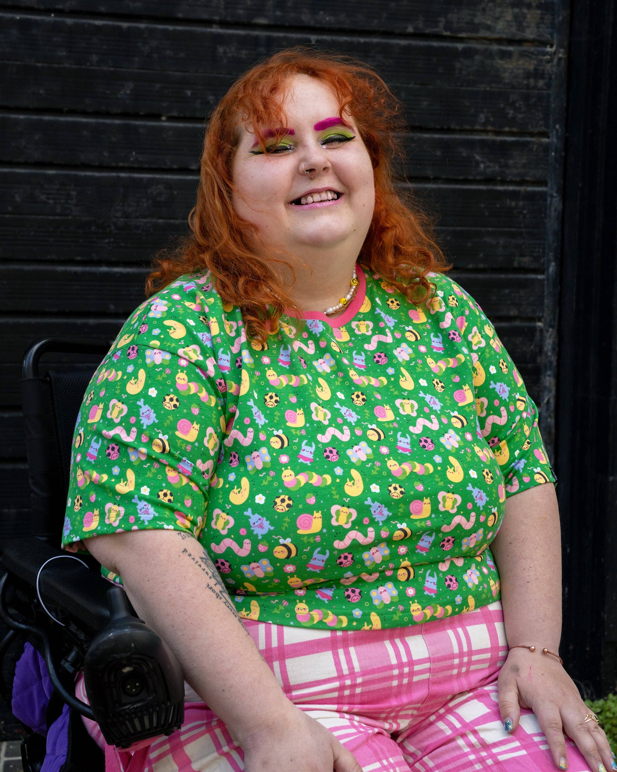 Rebel Romance – wholesale T-shirt – women's – Rebel Romance x Dipstick Store Bugs Cropped Boxy Tee16