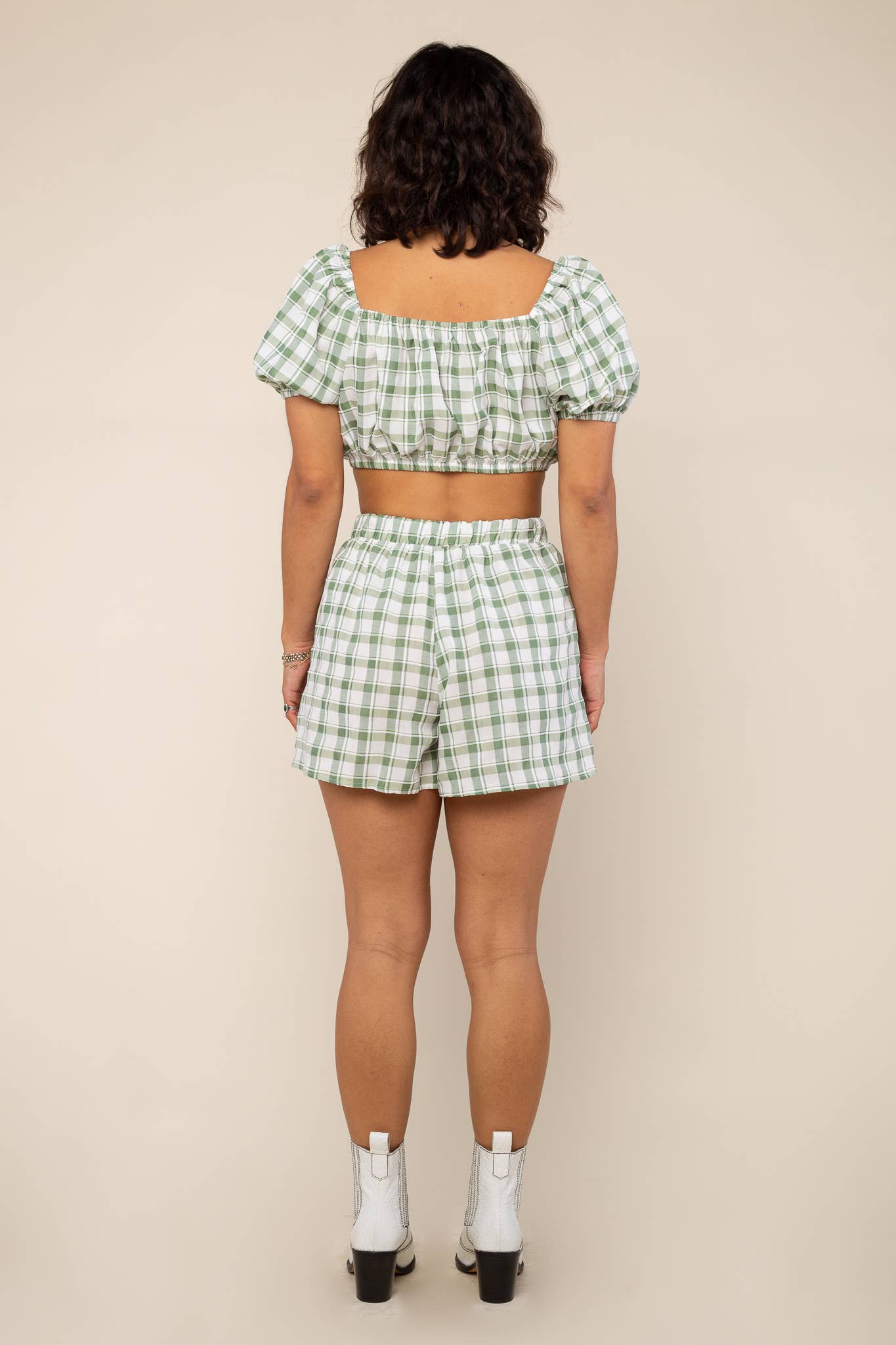 NLT - Wholesale Shorts - Women's - Blake Plaid Shorts - Plus Size6