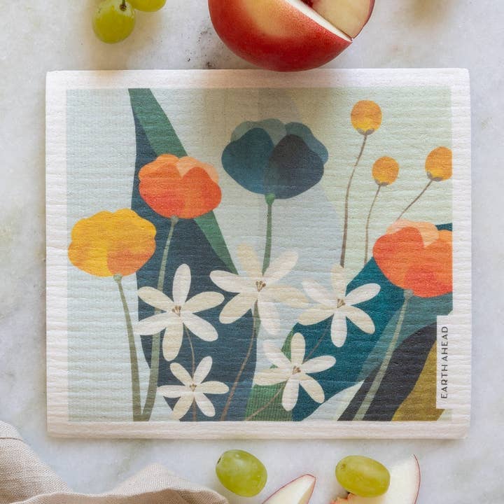Swedish Dishcloth - Spring Blooms for wholesale by Earth Ahead