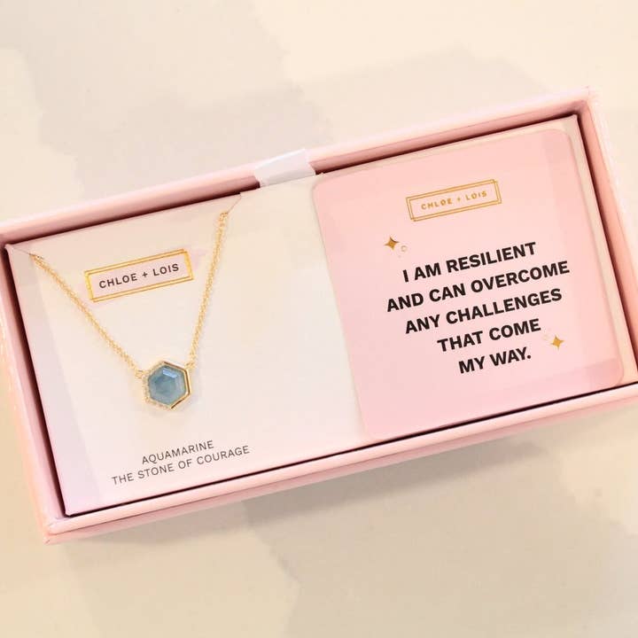 Chloe + Lois - Wholesale Pendant/Charm Necklace - Stardust Healing Stone Necklace3