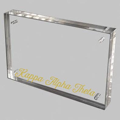Over The Moon Greek - Wholesale Picture Frame - Sorority Acrylic Frame with Gold Foil Lettering11