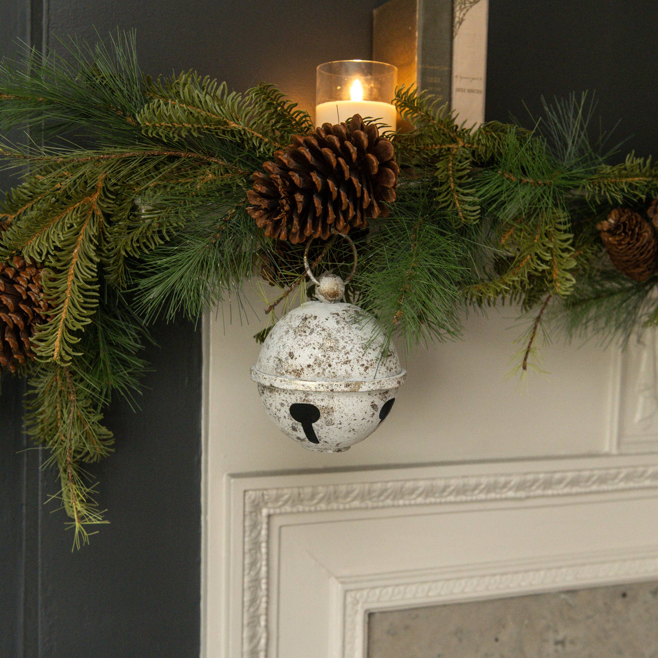 Ragon House - Wholesale Bell - 5" WHITE SLEIGH BELL