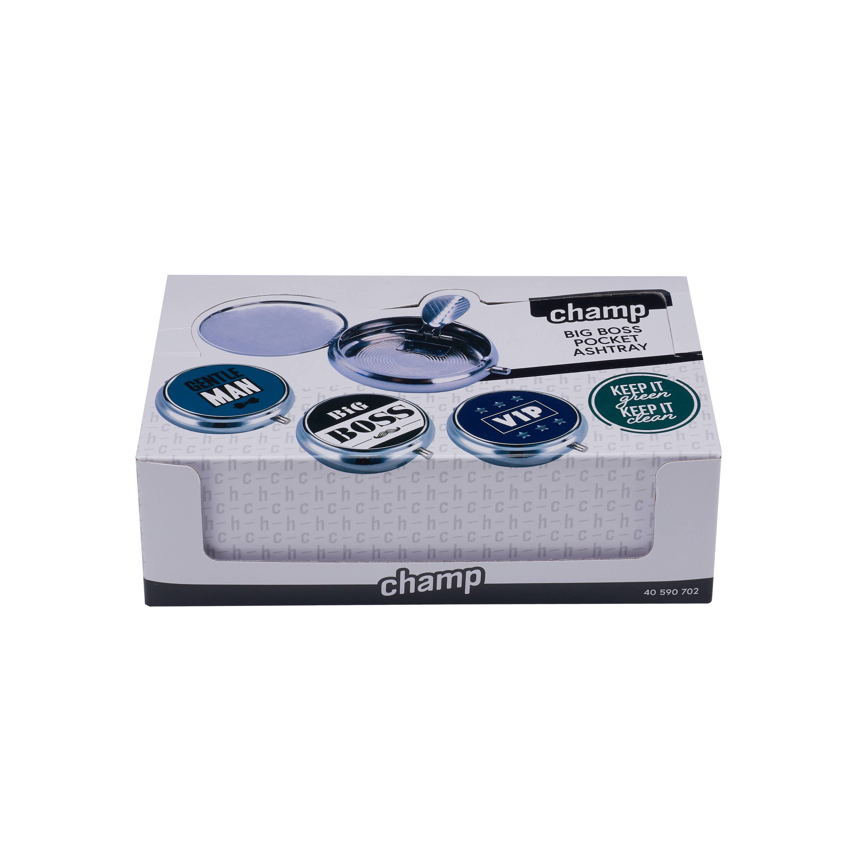 Champ by Polyflame - Wholesale Asbak - Zakkenasbak BIG BOSS POCKET ASHTRAY - DL129