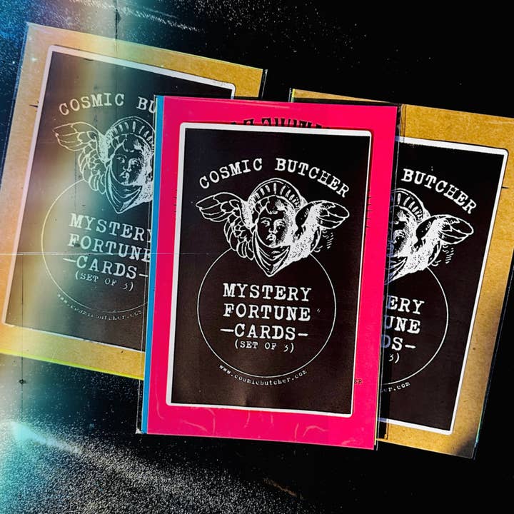 Cosmic Butcher - Wholesale Tarot Cards - Mystery Scratch Off Fortune Cards (Set of 3)0