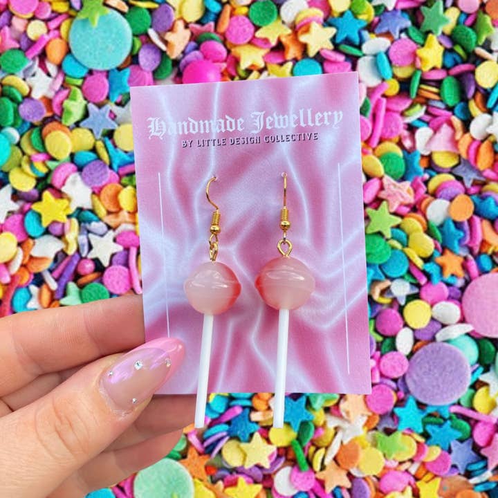 Little Design Collective - Wholesale Dangle earrings - Lollipop Y2K Festival Hook Earrings1