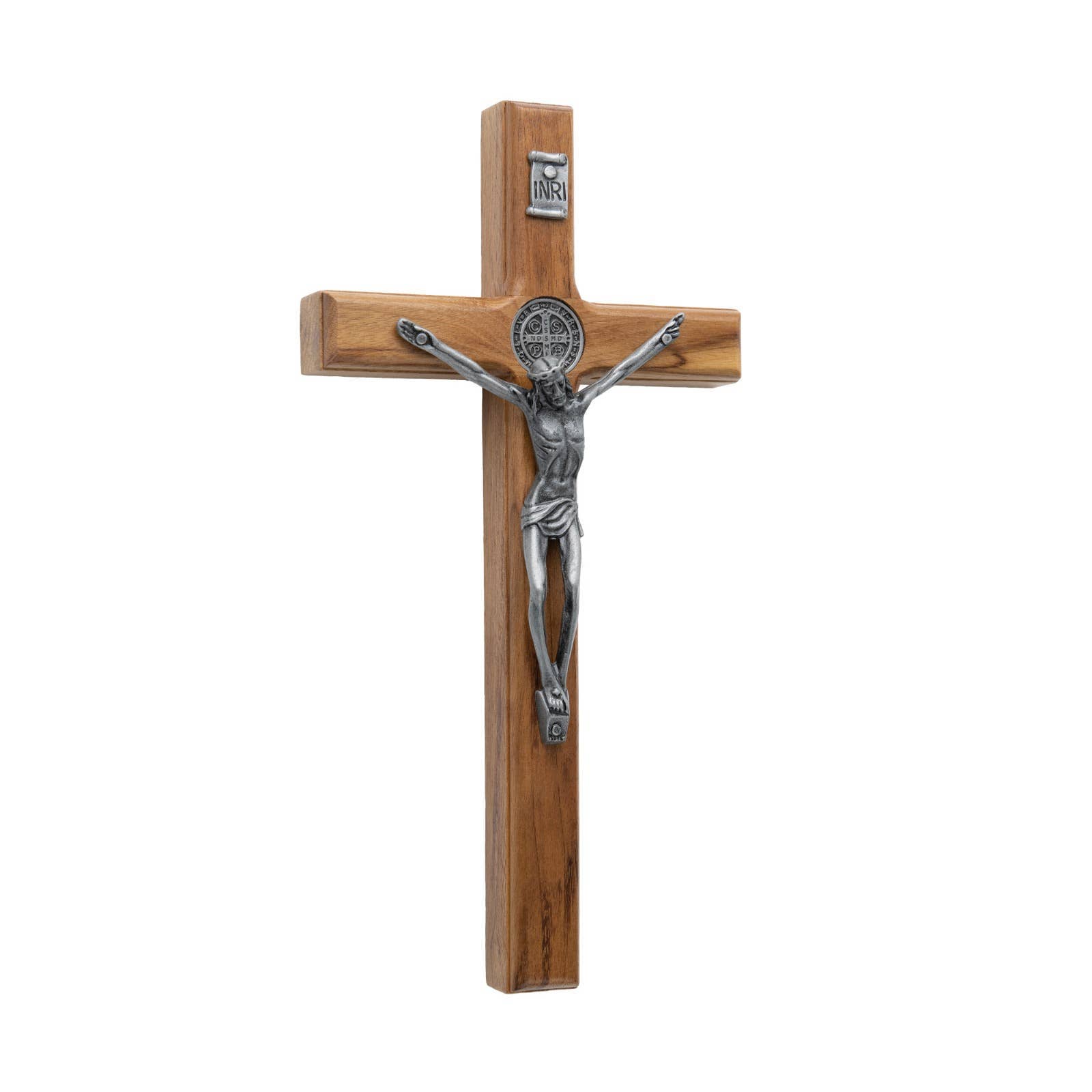 Oremus Mercy - Wholesale Wall Cross - Wall Cross - St. Benedict Wooden   7.5"1