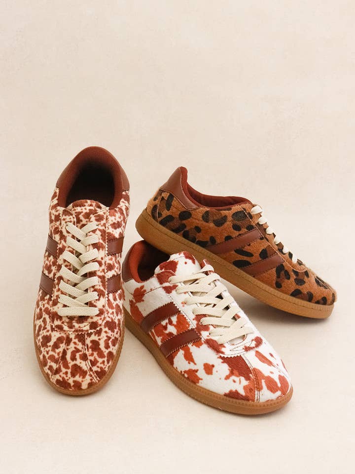 Lemonade Shoes - Wholesale Lifestyle Sneakers - Women's - FIELD DREAM - Chic Animal Print Sneakers16