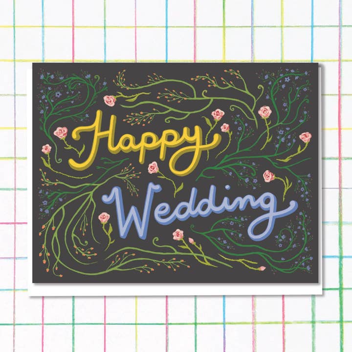 Cartão de casamento feliz por atacado de Middle Sister Card Co.