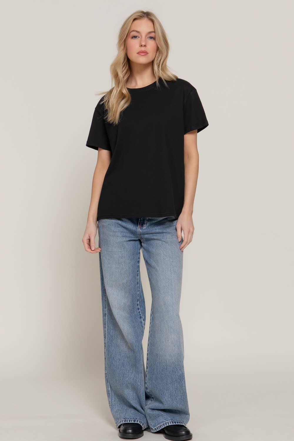 Active Basic | Active USA – wholesale Knit top – Women's – Short Sleeve Round Neck Tee27