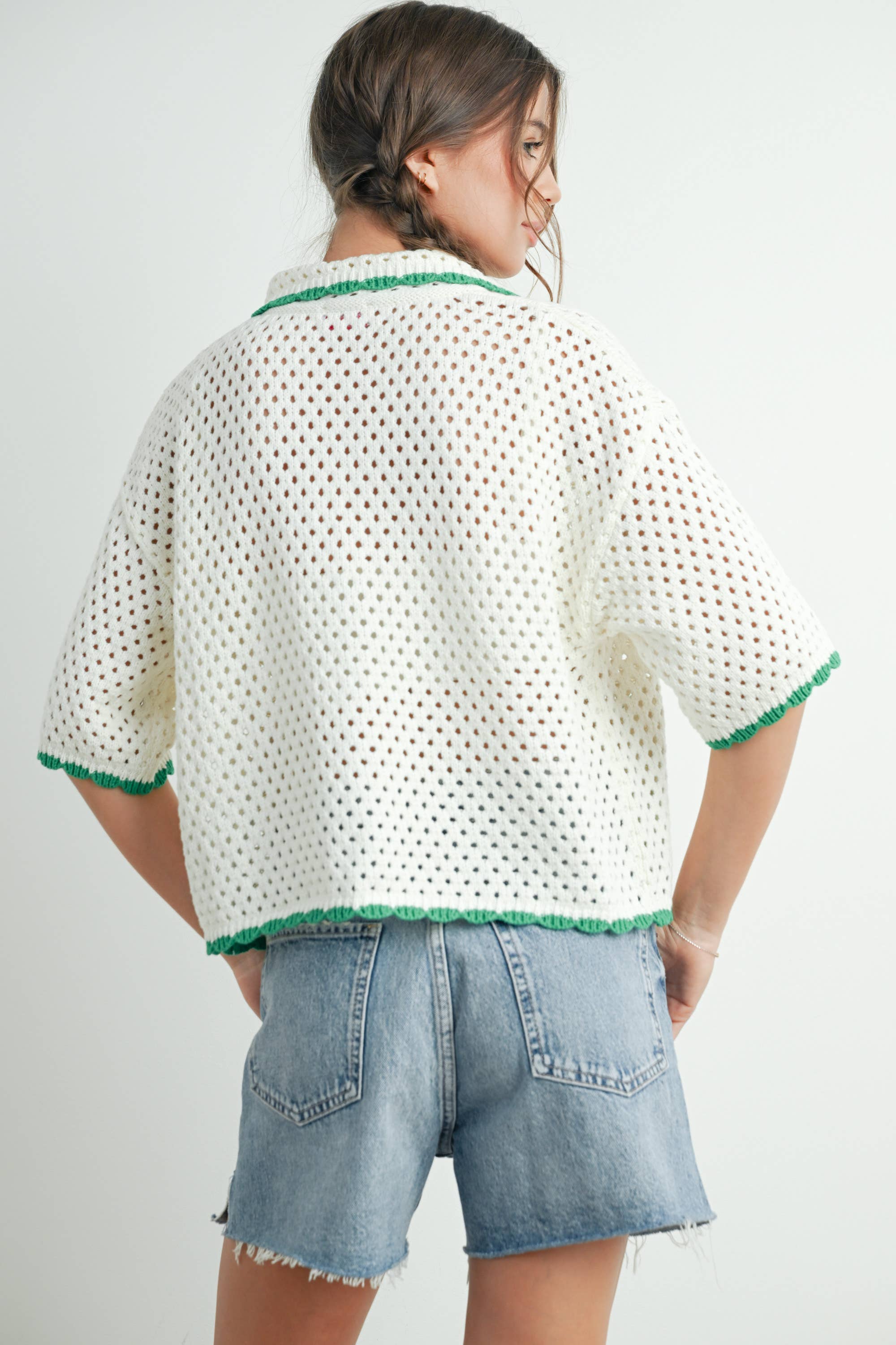 BUTTERMELON - Vendita all'ingrosso Maglione tricot - Donna - Maglione all'uncinetto Urban Vibe - BMW76547