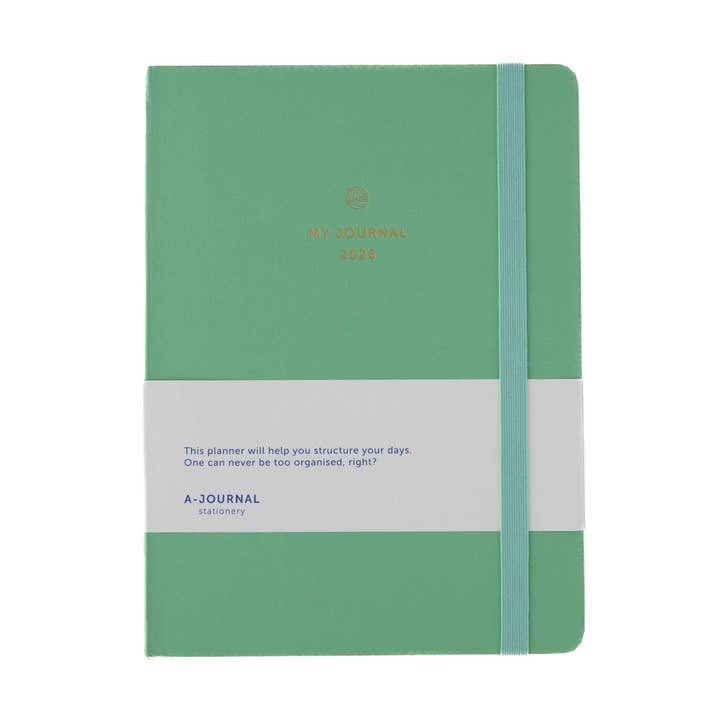 Mon Journal 2026 - Vert Menthe pour la vente par A-Journal Stationery