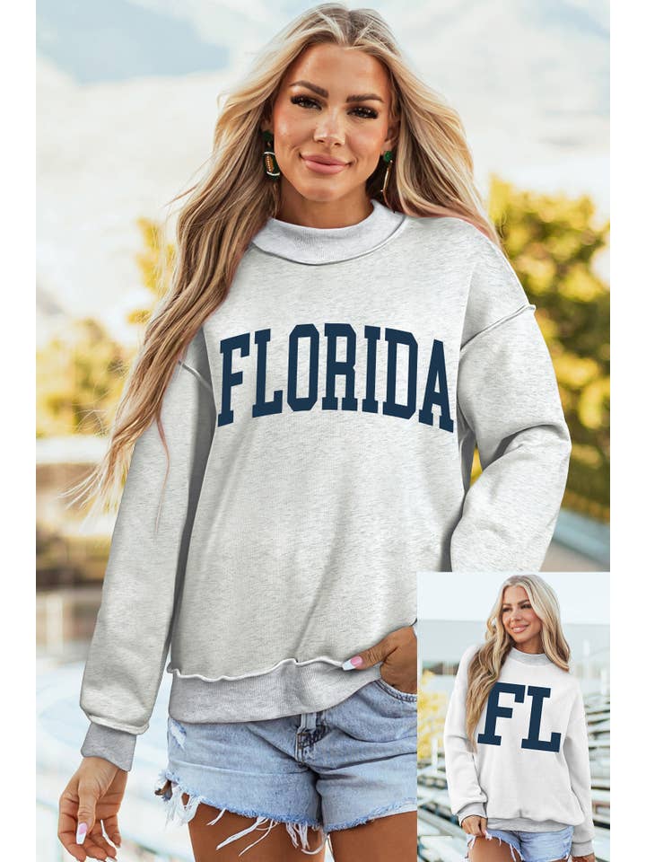 fashionworks - Vente Sweat-shirt – femme - Sweat-shirt réversible à col montant et épaules tombantes oversize6