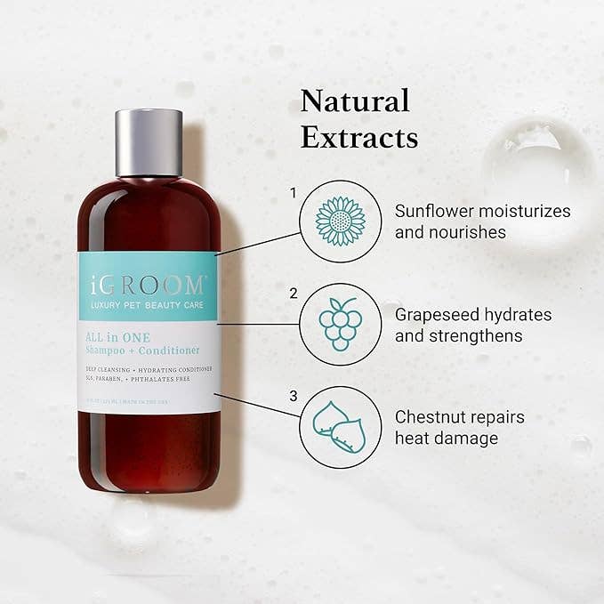 iGroom - Wholesale Pet Shampoo - Dog - All-In-One Shampoo + Conditioner 16oz2