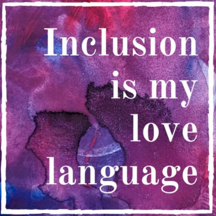 Love Language Sticker – Kindness and Inclusion for wholesale by Say Hello Threads