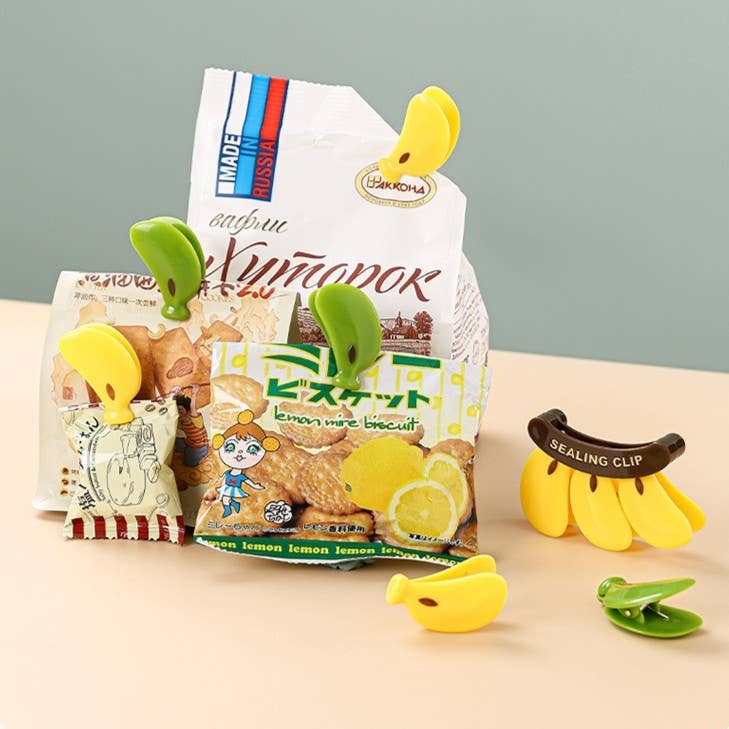 Otterware - Wholesale Kitchen Tool/Gadget - Magnetic Banana Multi-Clips (Set of 3 Sealers)10