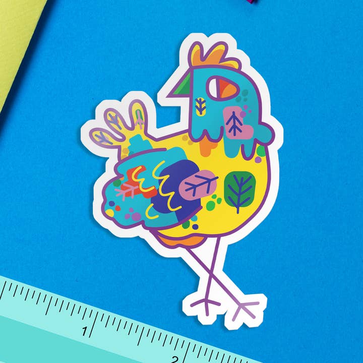 Rainbow Homoseksuel kylling Sticker for engroshandel hos Disgaybled Designs