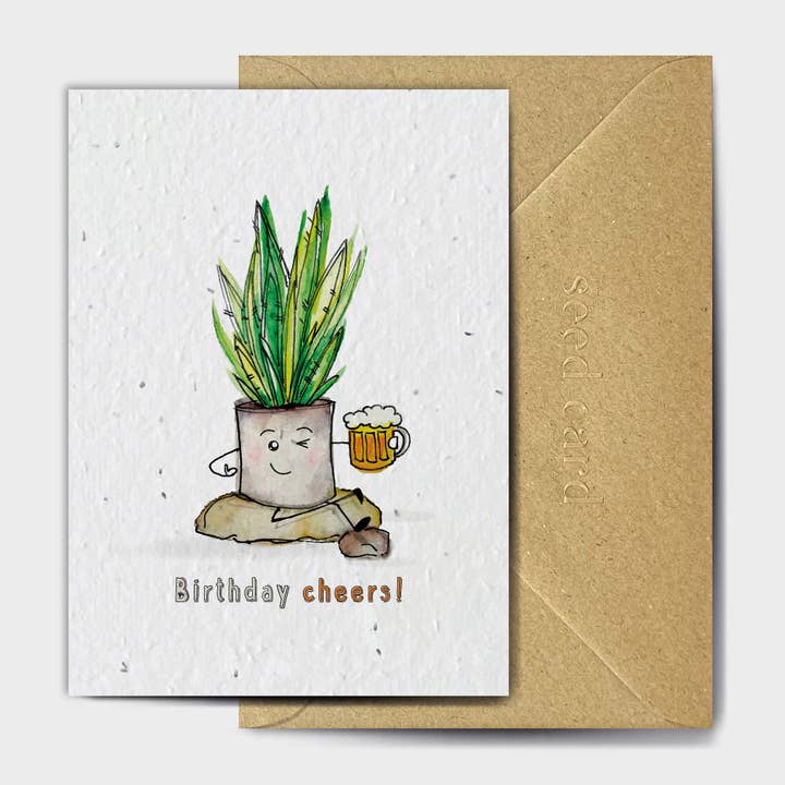 Birthday Beers for wholesale by The Seed Card Company