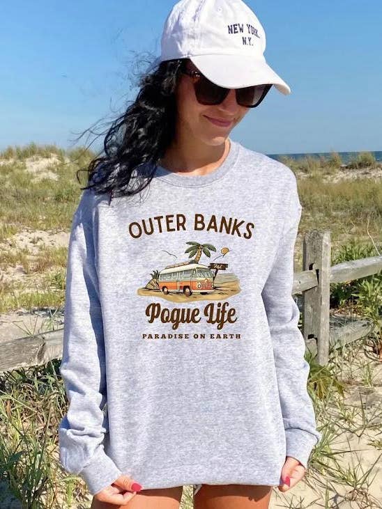 TheKingShirt - Wholesale Graphic Sweatshirt - Women's - Outer Banks Pogue Life Crewneck Sweatshirt2
