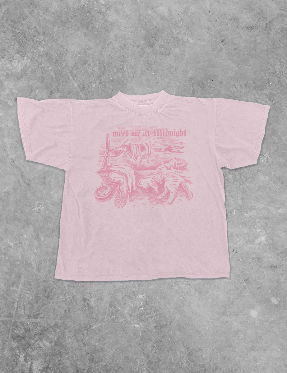 The Clandestine Underground – T-shirt estampada - Mulher por atacado – Encontra-me à Meia-noite, T-Shirt Quadrada de Algodão Inspirada em T Swift2