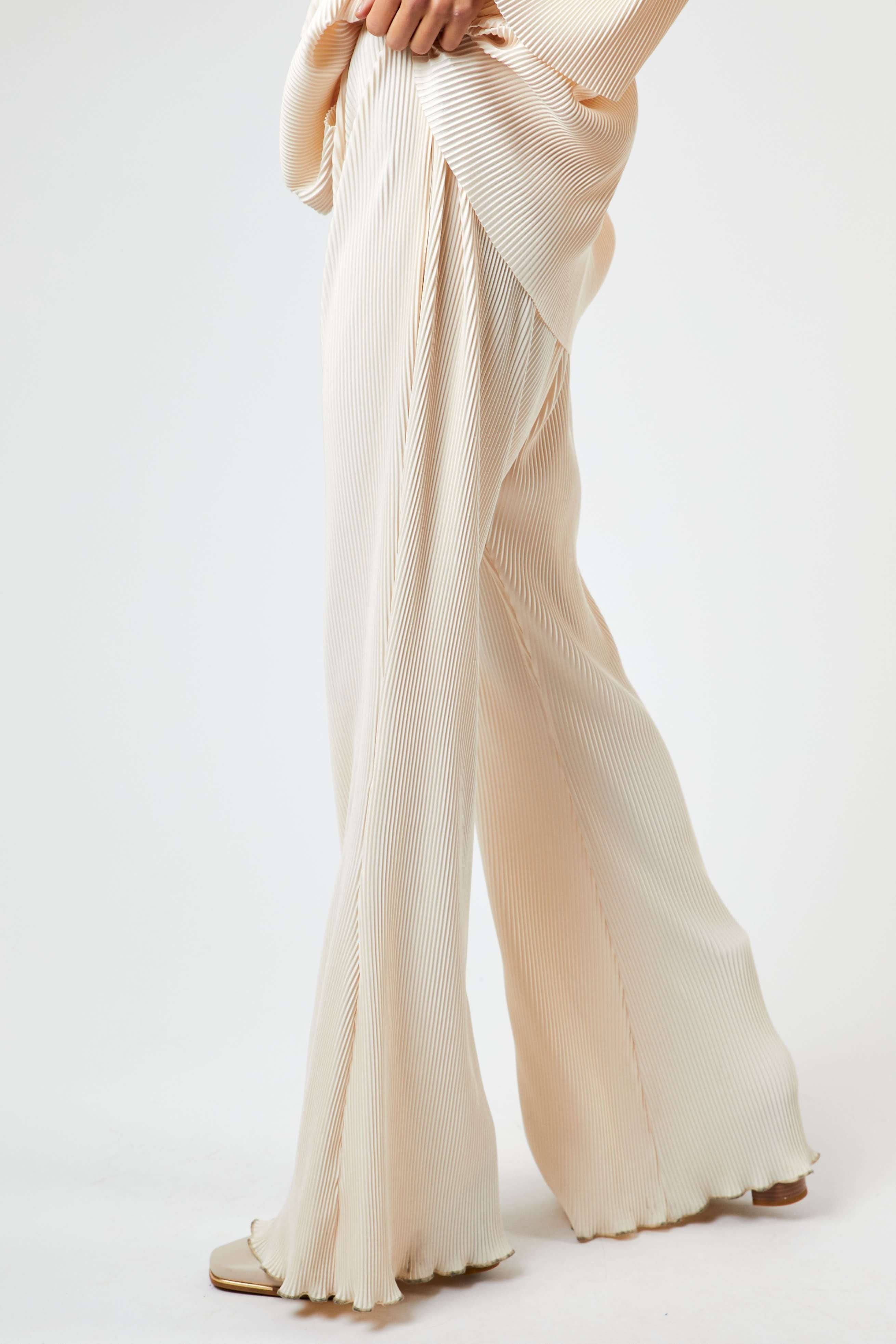 Davi & Dani - Wholesale Broek - Dames - BELBROEK MET GERIMPELDE PLOOIEN EN ELASTISCHE TAILLEBAND1