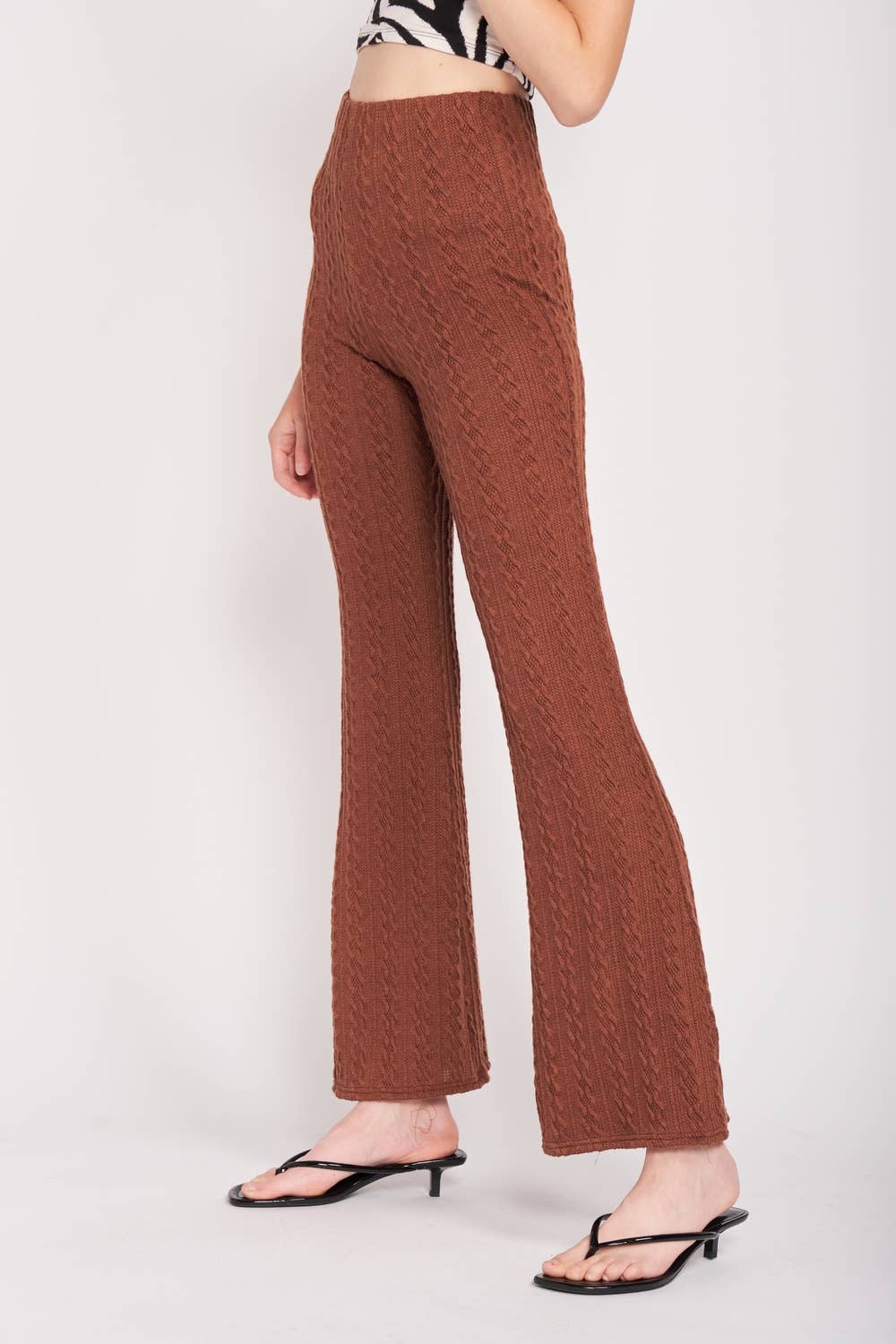 Emory Park - Wholesale Pants - Women's - CABLE KNIT PANTS4