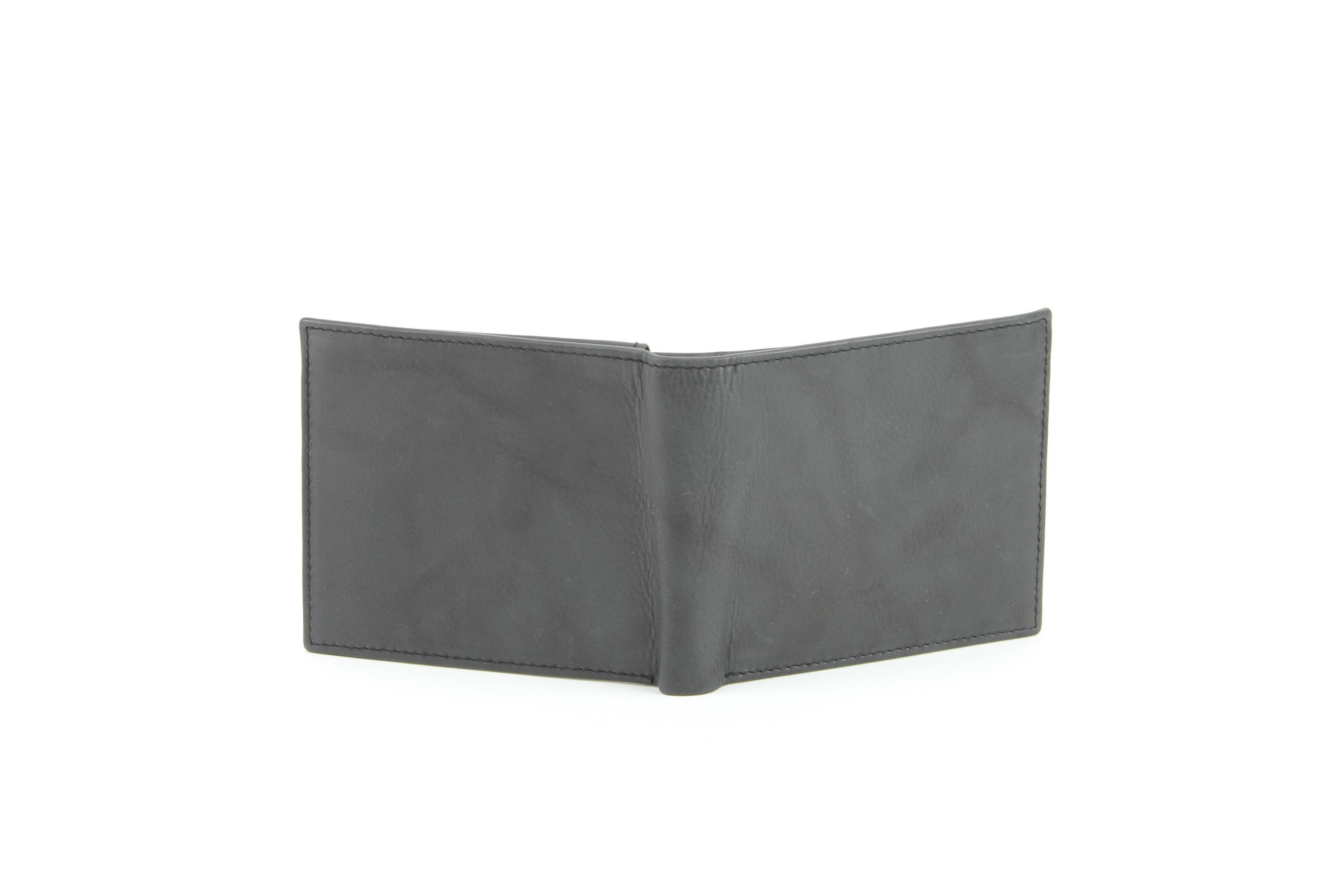 Leather Impressions Inc - Vente Portefeuille – homme - Portefeuille en cuir à deux volets avec rabat supérieur 157144