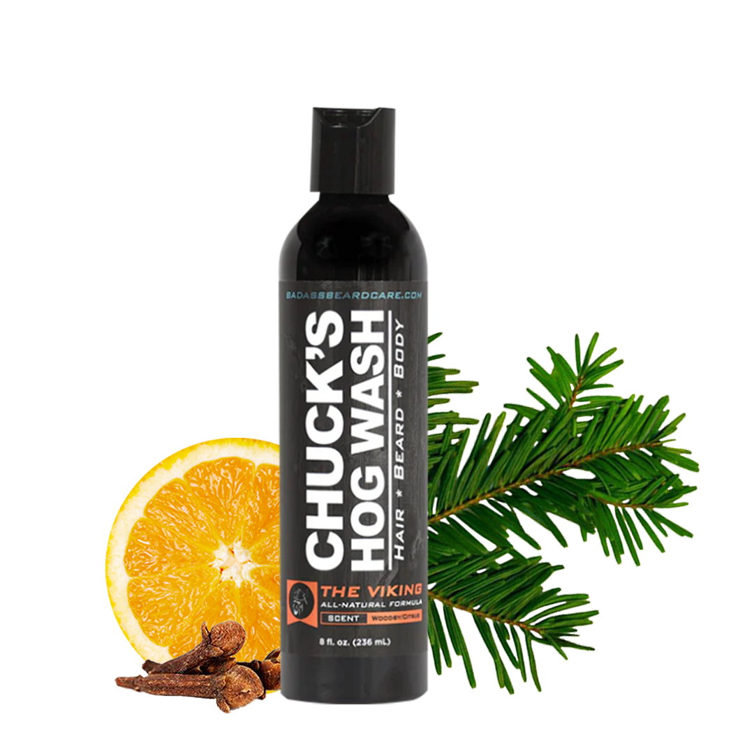 Badass Beard Care - Wholesale 2-in-1 Shampoo & Body Wash - Men's - Chuck's Hog Wash (Beard, Hair, & Body)6