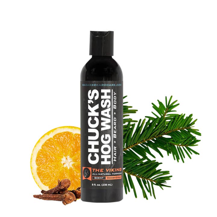 Badass Beard Care - Wholesale 2-in-1 Shampoo & Body Wash - Men's - Chuck's Hog Wash (Beard, Hair, & Body)6