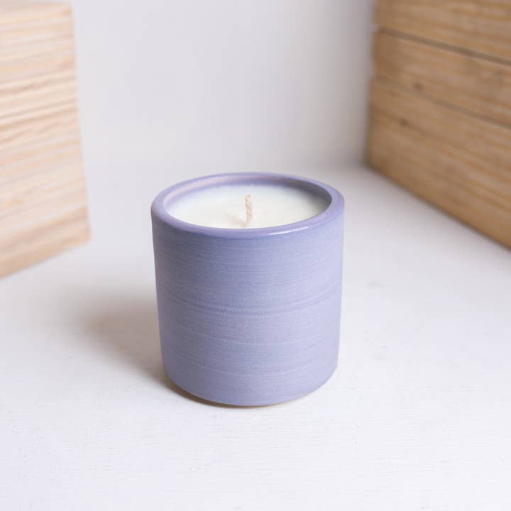 Vela de cerámica DUSK Lila para venta al por mayor de Dusk