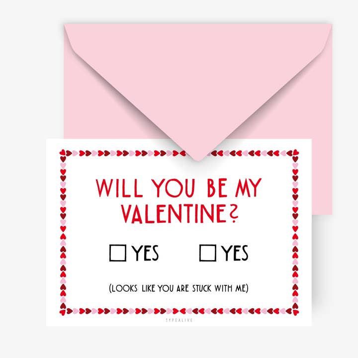 typealive – Großhandel Valentinstag-Karten – Postkarte / Valentine