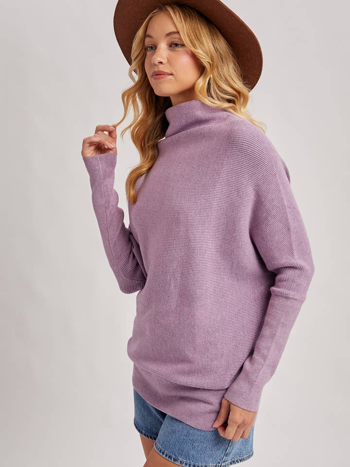 Bluivy - Wholesale Knit Sweater - Women's - SLOUCH NECK DOLMAN SLEEVED PULLOVER46