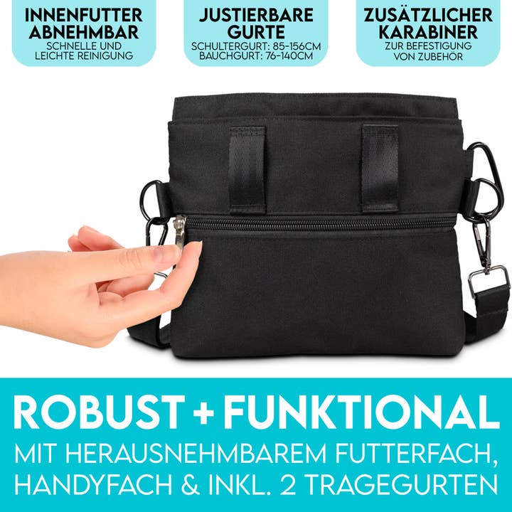 HUND IST KÖNIG - Wholesale Pet treat bag – Dog - HUND IST KÖNIG® dog treat bag with magnetic closure3