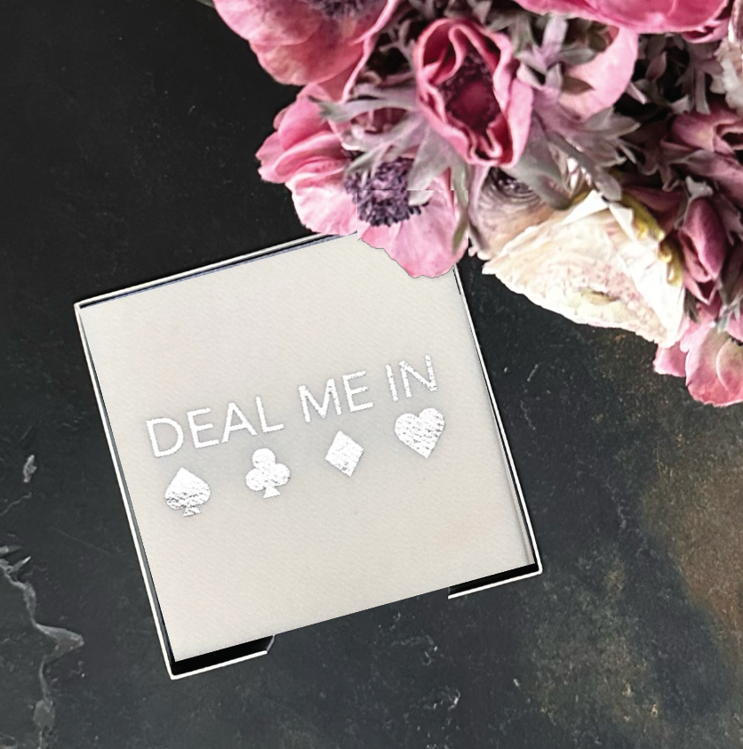 Lined Design – wholesale Engångsservett – Mässingspläterad cocktailservettvärdinnesats14