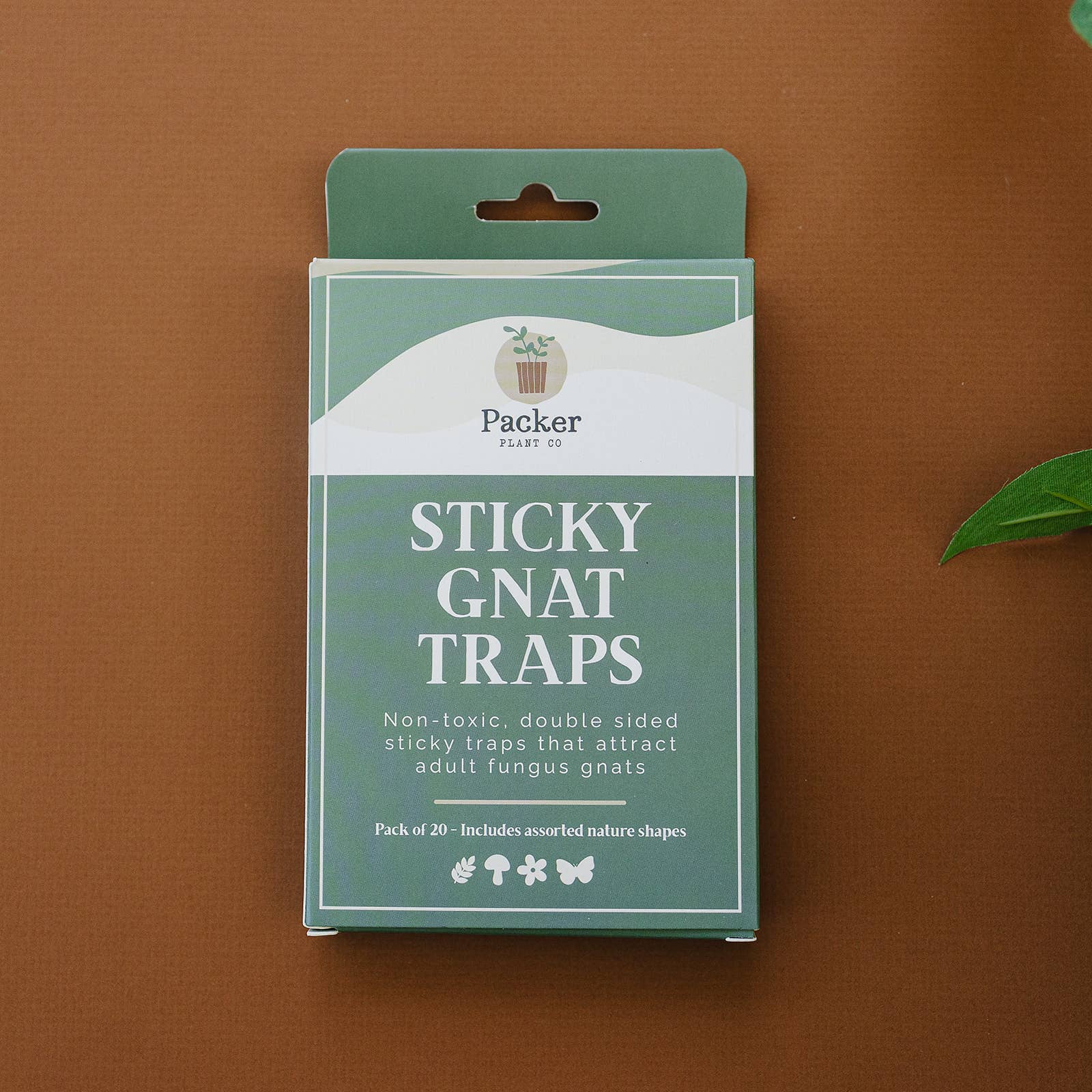 Packer Plant Co - Wholesale Garden Tool - Sticky Gnat Traps (20 ct) | Nature Shapes | Plant Care1