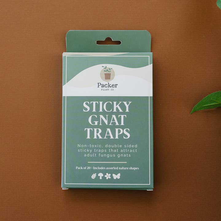 Packer Plant Co - Wholesale Garden Tool - Sticky Gnat Traps (20 ct) | Nature Shapes | Plant Care1