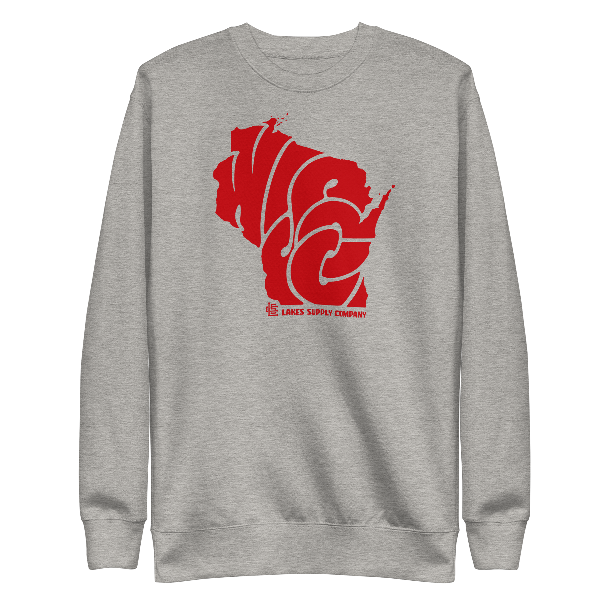 Lakes Supply Co. - Wholesale Graphic Sweatshirt - Unisex - Wisconsin State Sweatshirt5
