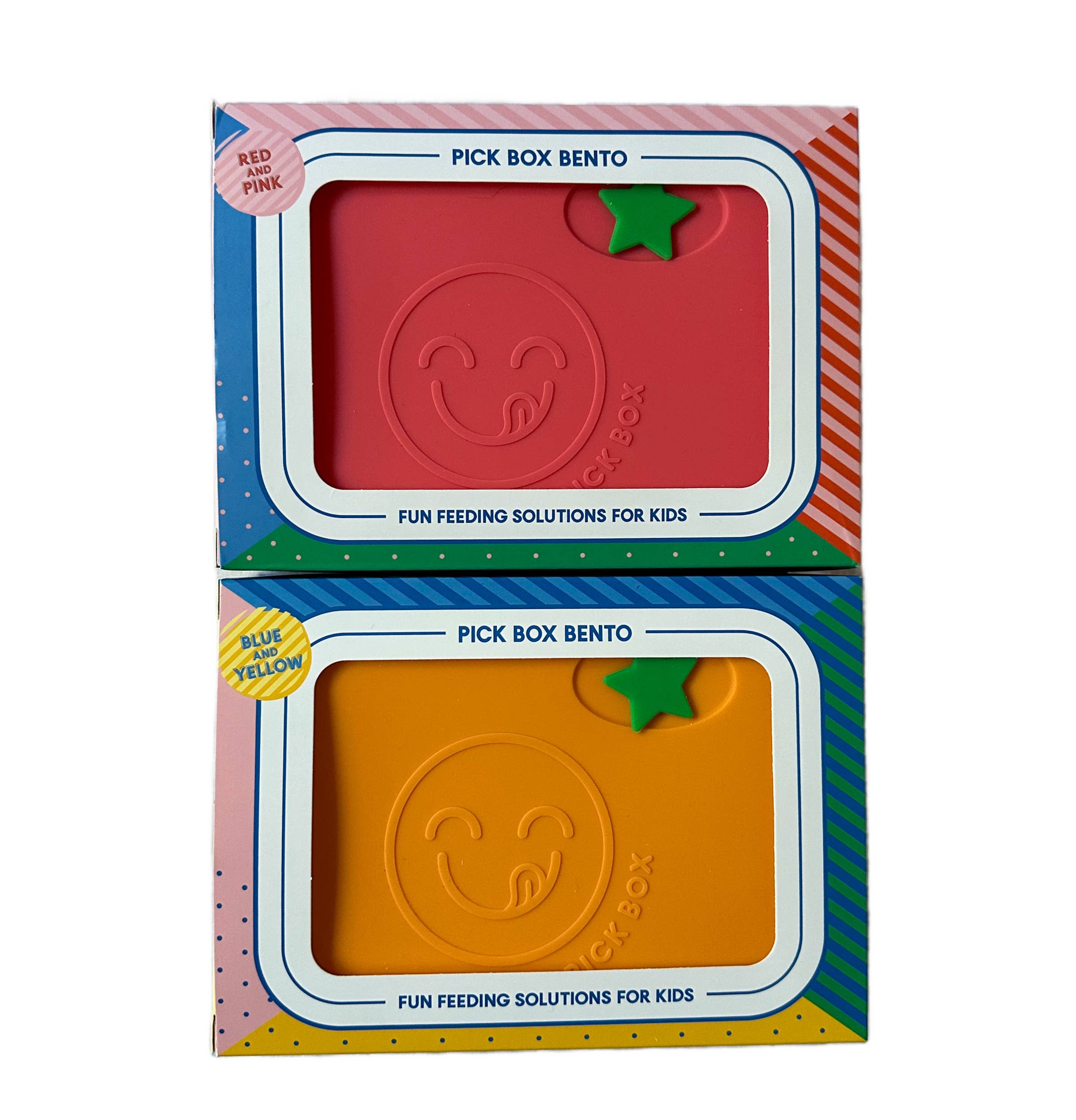 Pick Plates - Vente Sac/boîte repas – enfant - Boîte à déjeuner Bento Pick Box en silicone à 4 compartiments7