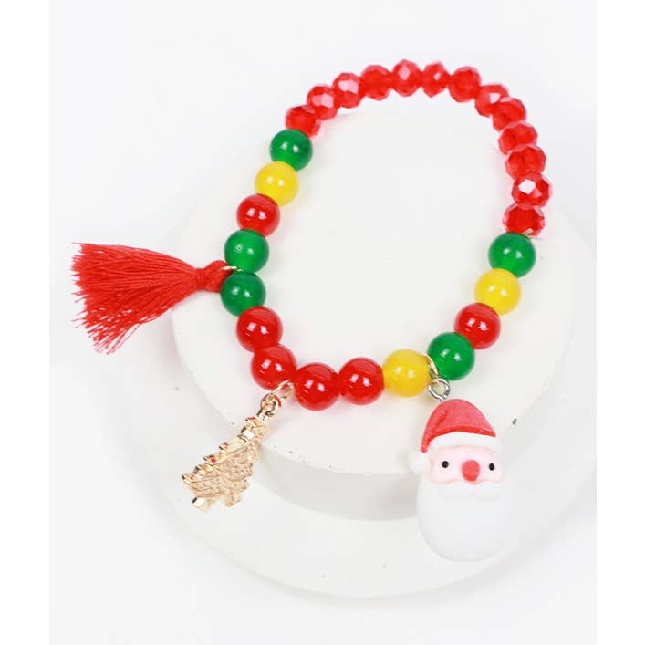 Christmas Theme Stretch Bracelet for wholesale by Love and Repeat
