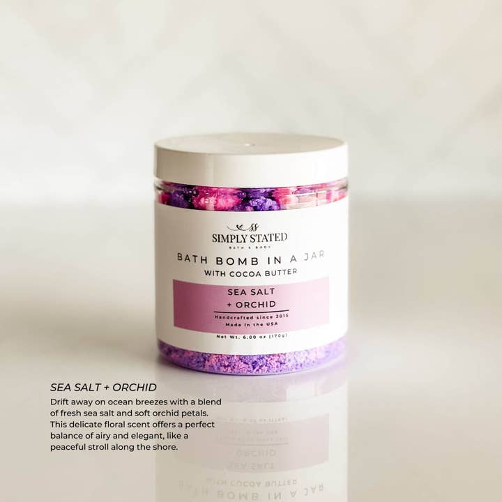 Simply Stated Bath & Body - Wholesale Bath Bomb/Fizz - Signature Bath Bomb in a Jar – Bath Fizzy Soak2