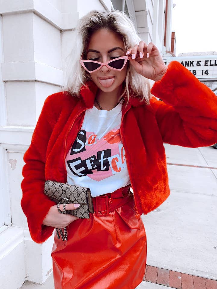 SO FETCH TEE for wholesale by Distressed Vintage Couture